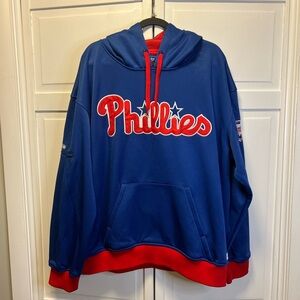 Stitches Athletic Gear Philadelphia Phillies Pullover With Hoodie Size Men’s XL